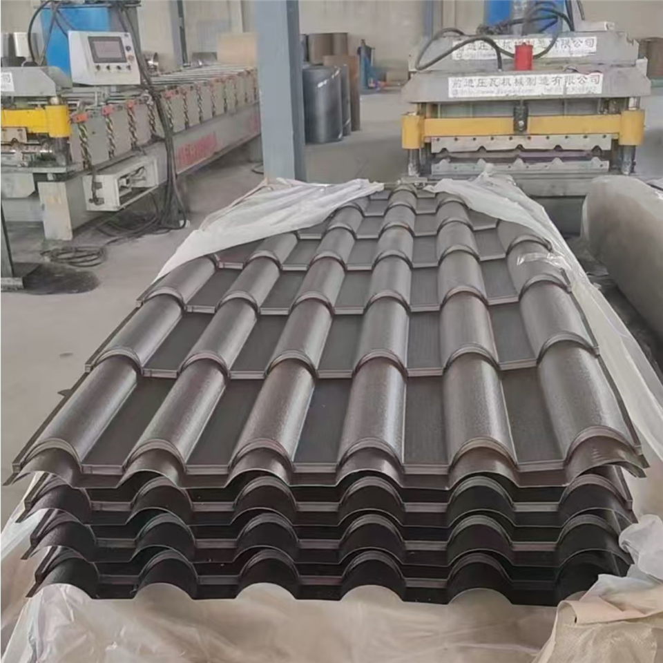 Wrinkle Texture Color-Coated Steel Sheet - Customized Weather-Resistant Corrugated Sheet Supply factory